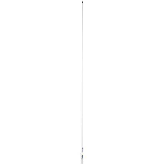 Scout 8' QuickFit White VHF Antenna w/5M Cable + FME Quick 6 Foam Filled 6db Solid Brass  Copper Element [PF AN NVHF00040T]