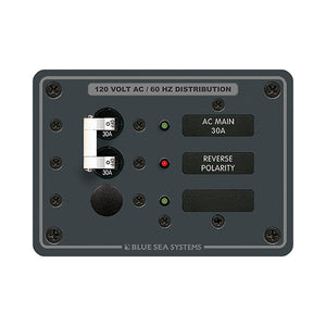 Blue Sea 8029 AC Main +1 Position Breaker Panel - White Switches [8029]