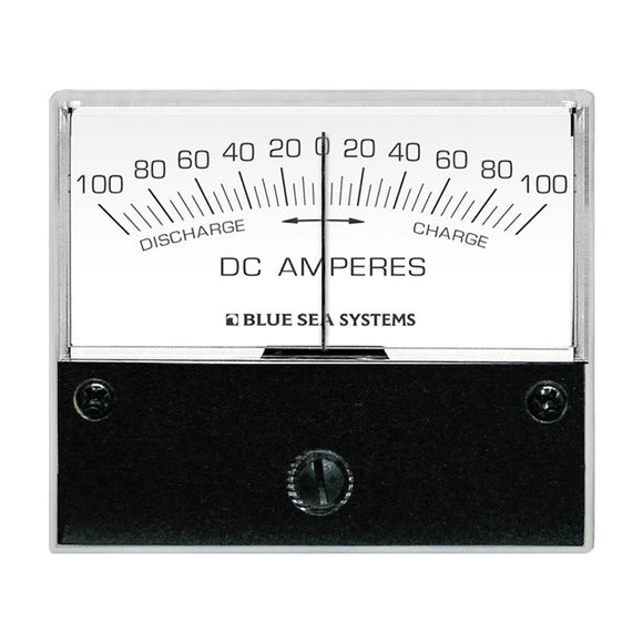 Blue Sea 8253 DC Zero Center Analog Ammeter - 2-3/4