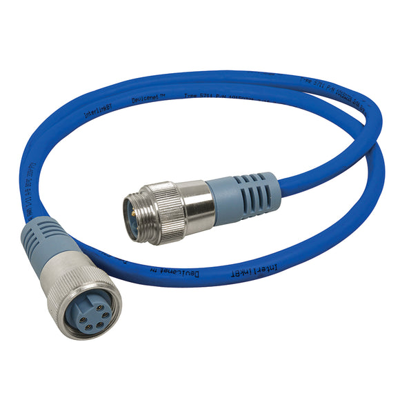 Maretron Mini Double Ended Cordset - Male to Female - 0.5M - Blue [NM-NB1-NF-00.5]