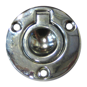 Perko Round Flush Ring Pull - 2" - Chrome Plated Zinc [1232DP2CHR]